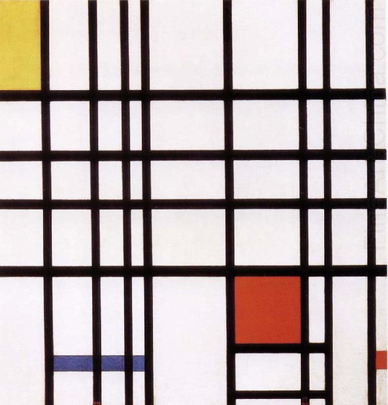 Conformation with red yellow blue, Piet Mondrian